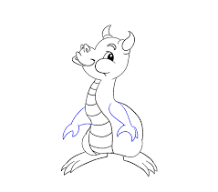 Today i will show you how to draw a cute chibi version of baby yoda from the mandelorian. How To Draw A Baby Dragon Easy Drawing Guides