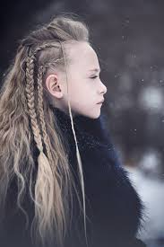 Winter Portrait Braids For Long Hair Lagertha Hair Viking Hair