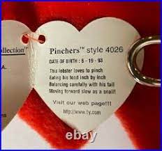 Pinchers Rare Beanie Babies
