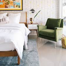 You'll love how it looks in your library, bedroom, or. Carlo Mid Century Chair Distressed Velvet Olive Brass Legs West Elm Home Modern Bedroom Mid Century Chair