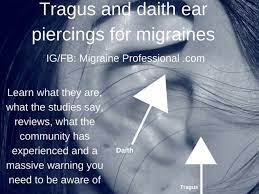 Tragus And Daith Ear Piercings For Migraines With Reviews Daith Ear Piercing Ear Piercings Tragus Ear Piercing For Migraines