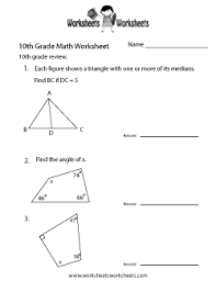 All questions are solved with detailed explanation of each and every questions. 10th Grade Math Worksheets Worksheets Worksheets