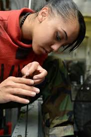 92 Petty Officer 3rd Class Chelsy Alamina Image: PICRYL