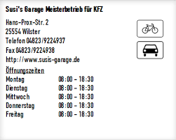 Susi S Garage Meisterbetrieb Fur Kfz Werkstatten Pkw In Wilster Offnungszeiten