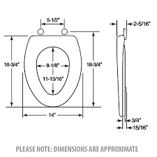 If it's around 18 in (46 cm) long, go with an elongated seat. Colored Toilet Seats To Match Your Current Or Discontinued Toilet With 100 Different Color Options