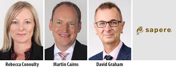 Sapere promotes Rebecca Conoulty, Martin Cairns and David Graham