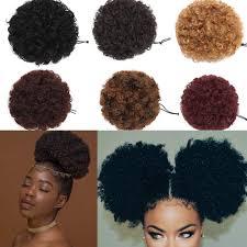 Hello there, i know how important it is to style your hair as it is one of your noticeable features! Afro Hair Piece Bun Puff Curly Ponytail Ponytail Braid With Drawstring Hair Extensions Curly Curly 50g Natural Black Amazon De Beauty