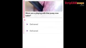 Snapchat text porn