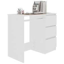 So if you're planning to make your own polished concrete desk, feel free to change the layout it has two shelf/drawer cabinets ant the ends supporting a center frame with a pencil drawer. Concrete Desk Wayfair Co Uk