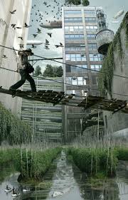 I Have A Mansion In The Post Apocalyptic World Kiss Post Apocalyptic Art 7 City Landscapes At World S End Post Apocalyptic Art Post Apocalyptic City City Landscape