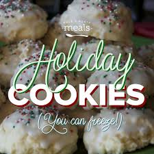 Sift dry ingredients together, then blend into cream mixture. 21 Holiday Cookies To Make Ahead Or Freeze Once A Month Meals