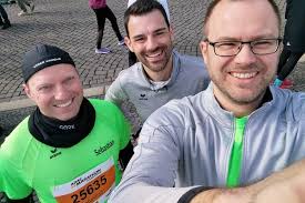 Wahabs Laufgruppe beim Hannover-Marathon