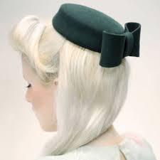 Cute Green For The Winter Retro Hats Elegant Hats Pillbox Hat