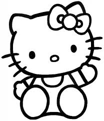 Ausmalbilder | hier findest du dein gesuchtes ausmalbild kitty als meerjungfrau zum kostenlosen ausdrucken und ausmalen. Hello Kitty Line Drawing