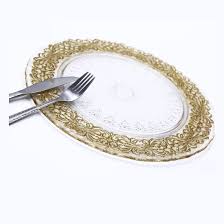 In service à la russe, charger plates are called service plates and are kept on the table during the initial courses. China Paibee Glass Charger Plate Clear 13 Plate Wedding Dinnerware Event Table Setting China Dinnerware And Dinner Plate Price