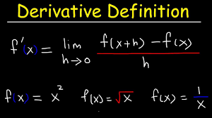 Definition Of The Derivative Youtube
