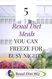It takes an average of 10 ten years before the symptoms of kidney disease become obvious. Renal Diet Friendly Meals You Can Freeze For Busy Nights Renal Diet Menu Headquarters Kidney Friendly Recipes Renal Diet Kidney Disease Diet Recipes Kidney Disease Recipes