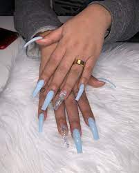 Des On Instagram Iceyyyyyyy Aesthetic Acrylic Nails Fig Blog Long Acrylic Nails Blue Acrylic Nails Acrylic Nails