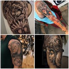 Hinter dem motiv stecken eine menge positive bedeutungen, die einerseits mit den eigenschaften der mächtigen tiere, aber auch mit ihrer kulturellen symbolik zusammenhängen. 1001 Coole Lowen Tattoo Ideen Zur Inspiration