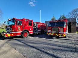 Huge shout out to Gilmore and the guys at company 9 for pulling out the new  engine 9 and the hazmat truck for some awesome photos