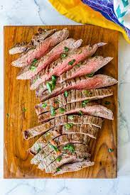 Broil the steak 4 to 6 minutes per side: The Best Easy Oven Roasted Garlic Flank Steak Recipe Sweet Cs Designs