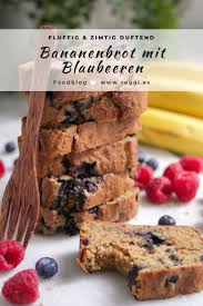 Veganes Bananenbrot Mit Blaubeeren In 2020 Bananen Brot Bananenbrot Lebensmittel Essen