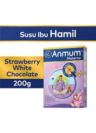 Minum susu kedelai bisa jadi salah. Anmum Susu Bubuk Ibu Hamil Materna Strawberry White Cokelat 200g Klikindomaret