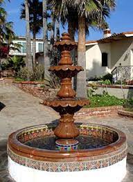 Image From Http Www Kristiblackdesigns Com Images Fountains Gaviotas Beach Fountainsm Jpg Fountains Outdoor Mexican Fountain Courtyard Fountains