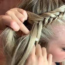 Prettiest Braided Hair Style Tutorial Hair Tutorial Braided Hairstyles Hair Braid Videos