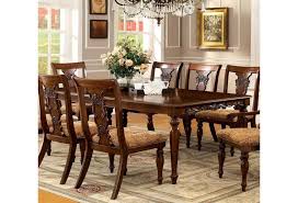 Your dining room is one of the most frequently used rooms in your home. Furniture Of America Seymour Cm3880t Formal Traditional Dining Table With Carved Apron Corner Furniture Dining Tables