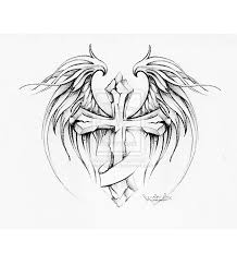 See more ideas about tribal wings, wings tattoo, tattoo stencils. Pin On Heart With Wings And Cross Tattoos For Women