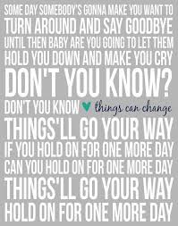 Song Lyric Poster Hold On Wilson Phillips 11x14 By Adoseofdani Song Lyric Posters Song Quotes Lyrics To Live By
