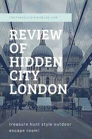 Hidden City London Review Outdoor Escape Game The Travel Fairies London City Escape Game Europe Travel