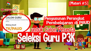 We did not find results for: Download Materi Seleksi Guru P3k Mapel Tk Paud Modul 5 Penyusunan Perangkat Pembelajaran Paud Youtube