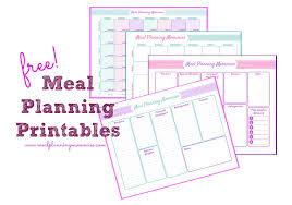 Free Updated Printable Meal Planning Pages Grocery Lists Meal Planning Mommies