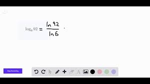 Maybe you would like to learn more about one of these? Solved 59 66 Change Of Base Formula Use The Chang