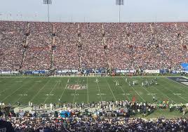 los angeles memorial coliseum endzone football seating