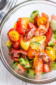 Cucumber Tomato Salad Recipe Tomato Salad Tomato Salad Recipes Yummy Salad Recipes