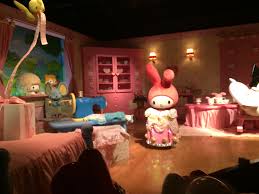 Bus car plane helicopter boat bike ship scooter yacht motor boat ride: Sanrio Puroland Boat Ride Retro Toys My Melody Sanrio