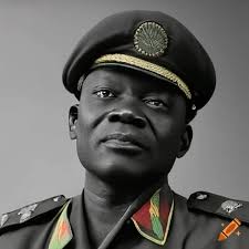Portrait of Fred Akuffo, Ghanaian soldier and politician