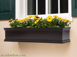 These window boxes are professionally sprayed with industrial grade black latex paint which will not fade or peel. Lancaster Fiberglass Window Boxes Black Multiple Sizes