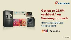 Home, kitchen appliances & furniture on emi furniture modular kitchen mattresses power backup. Icici Bank On Twitter Get Your Hands On Favourite Electronics From Samsungindia Shop Using Your Icici Bank Credit Card Emi Option And Avail Up To 22 5 Cashback Learn More Here Https T Co Ymrdjie2ps Https T Co U5qlbwbvgj