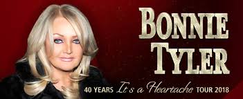 F hits you when it's too late. Bonnie Tyler It S A Heartache Tour 2018 Home Facebook