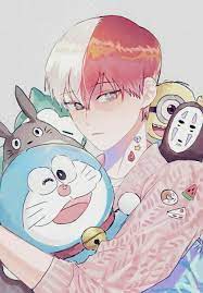 Todoroki Shouto Cute Stuffed Animals Plush Toys Doraemon My Neighbor Totoro Studio Ghibli Spirited Away Minion Des Anime My Hero Boku No Hero Academia