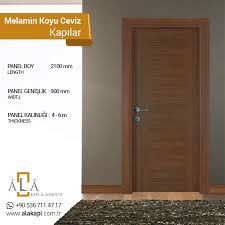 Melamin Koyu Ceviz Kapi Modelleri Ala Kapi Da Detayli Bilgi Icin Whatsapp Iletisim Hattimiz 0536 711 47 17 Alakapi Konya Mobilya Kapilar Construction