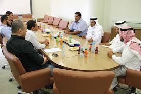 اجتماع مدير عام الادارة العامة للتشغيل والصيانة مع وفد من الشركة السعودية للكهرباء جامعة المجمعة Majmaah University