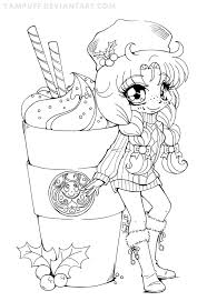 Yambucks Chibi Lineart Coloring Contest Chibi Coloring Pages Coloring Contest Unicorn Coloring Pages