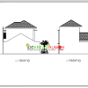 Samping kiri 10,25 meter samping kanan 10,75 dengan hormat, mohon contoh gambar tampak depan rumah (beserta atap dan pagar) untuk. 1
