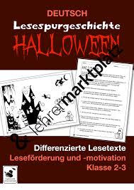 Differenzierte Lesespurgeschichte Halloween Mit Losung Unterrichtsmaterial In Den Fachern Daz Daf Deutsch Fachubergreifendes Lehrmaterial Genaues Lesen Unterrichtsfacher