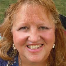 Close-Up of a Vibrant Rooster Metal Poster by Heather Coen